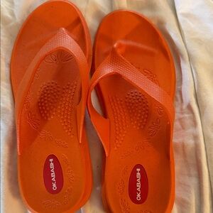 Okabashi Vibrant Orange Sandals